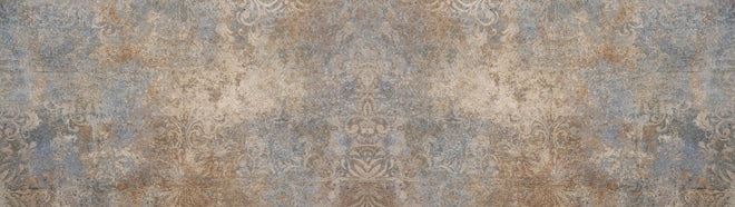 Küchenrückwand - Altes abgenutztes Mosaik Motiv