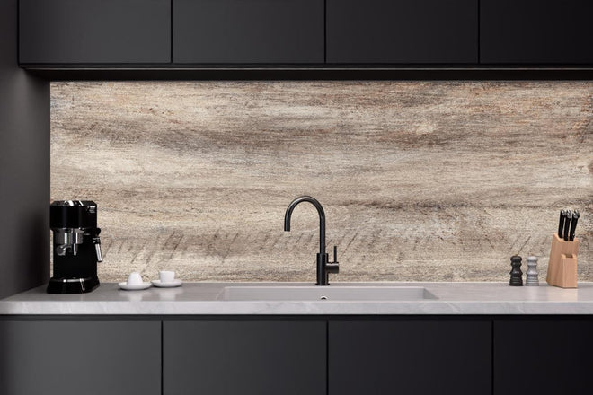 Küchenrückwand - Antike Holztextur