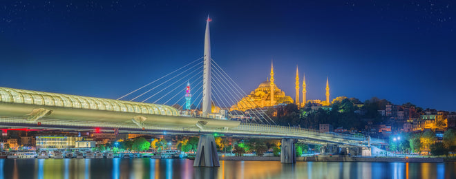 Küchenrückwand - Atatürk-Brücke bei Nacht - Istanbul