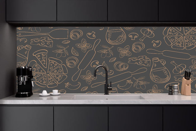 Küchenrückwand - Backen & Kochen