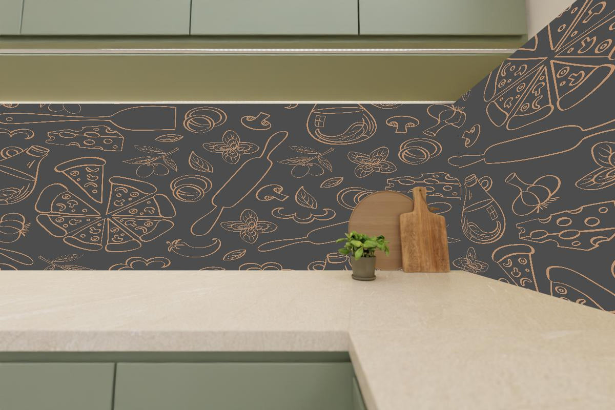 Küchenrückwand - Backen & Kochen