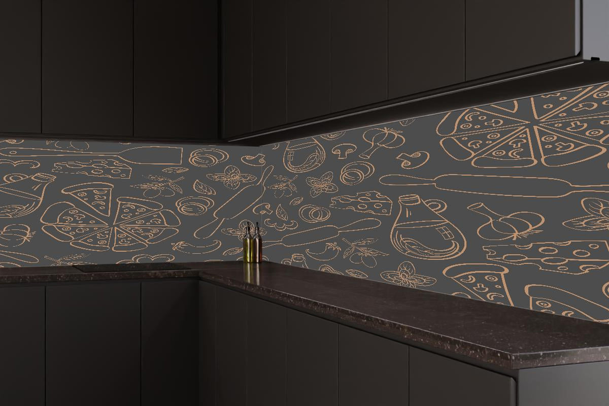 Küchenrückwand - Backen & Kochen