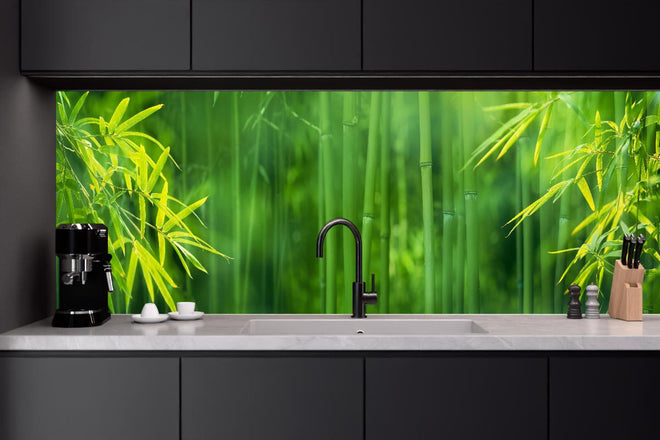 Küchenrückwand - Bambuswald