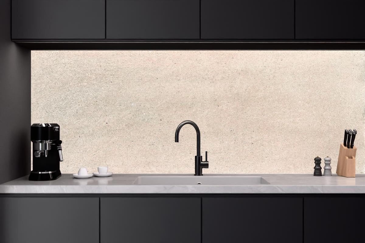 Küchenrückwand - Beige Betonhintergrund