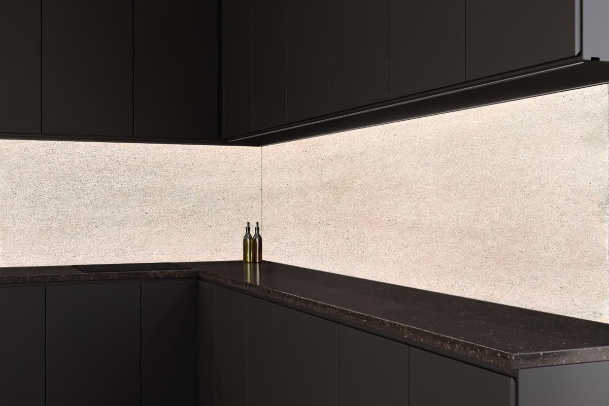 Küchenrückwand - Beige Betonhintergrund