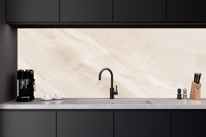 Küchenrückwand - Beige natürliche Marmortextur
