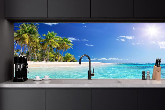 Küchenrückwand - Blick auf Malediven
