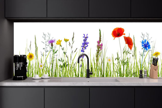 Küchenrückwand - Blumenwiese