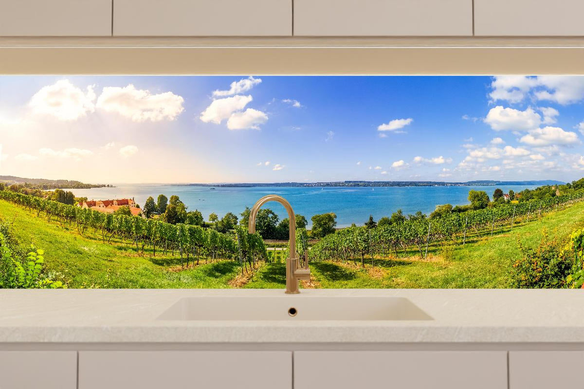 Küchenrückwand - Bodensee Panorama in Birnau