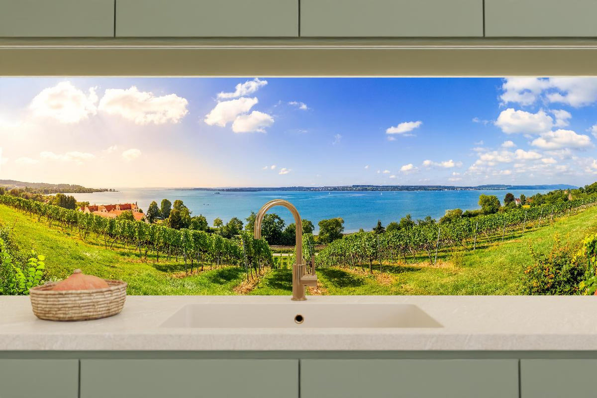 Küchenrückwand - Bodensee Panorama in Birnau