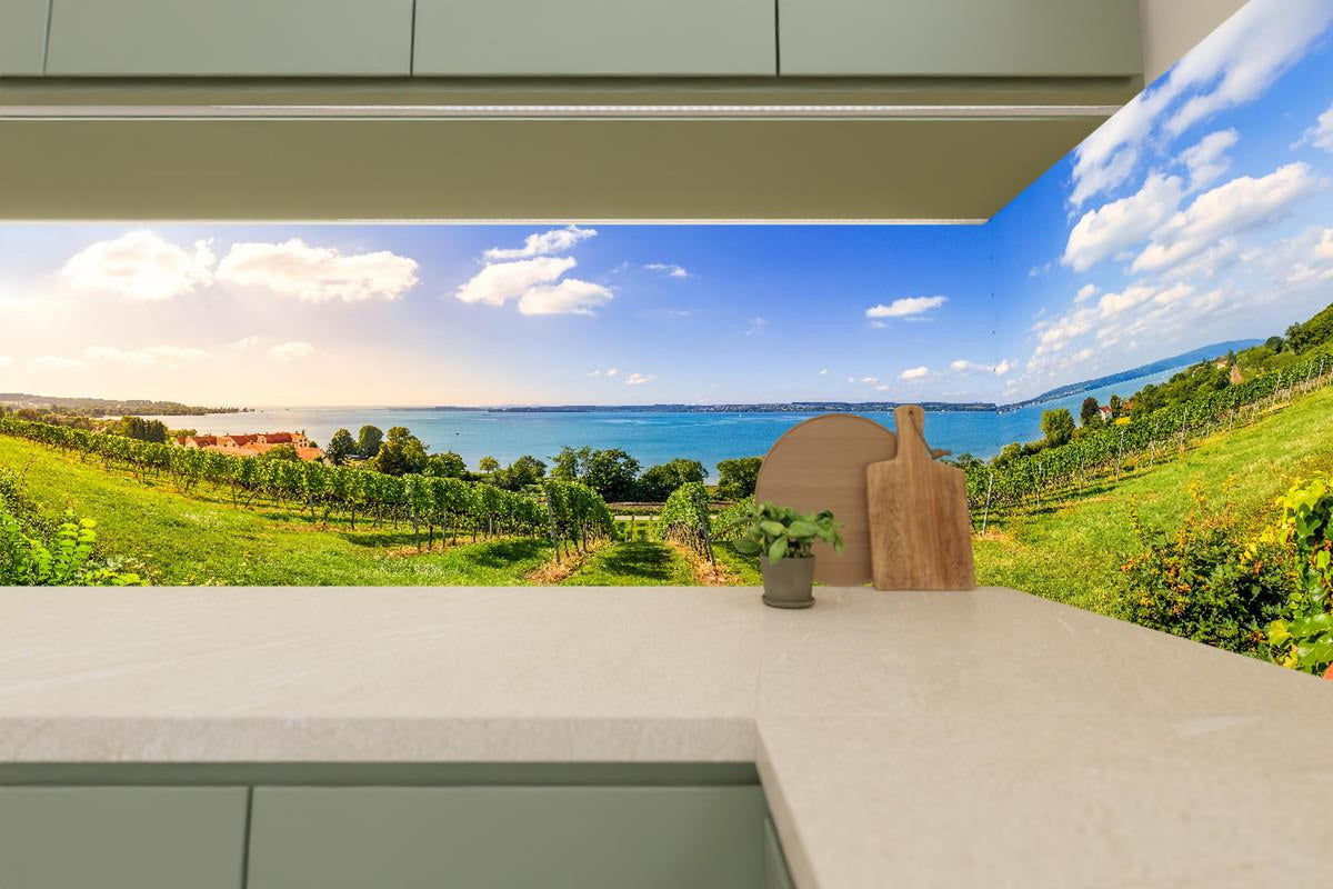 Küchenrückwand - Bodensee Panorama in Birnau
