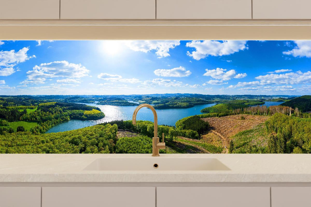 Küchenrückwand - Der Bigge See im Frühling - Deutschland