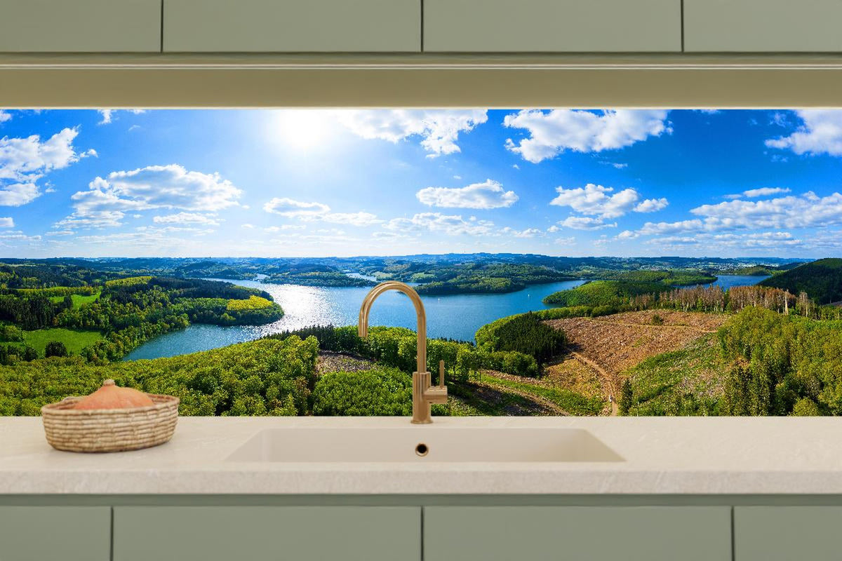 Küchenrückwand - Der Bigge See im Frühling - Deutschland