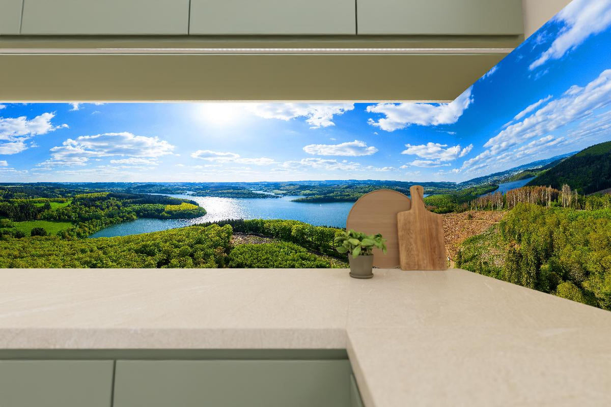 Küchenrückwand - Der Bigge See im Frühling - Deutschland