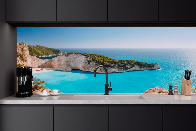 Küchenrückwand - Der Strand von Navagio - Griechenland