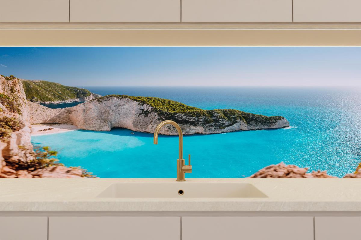 Küchenrückwand - Der Strand von Navagio - Griechenland