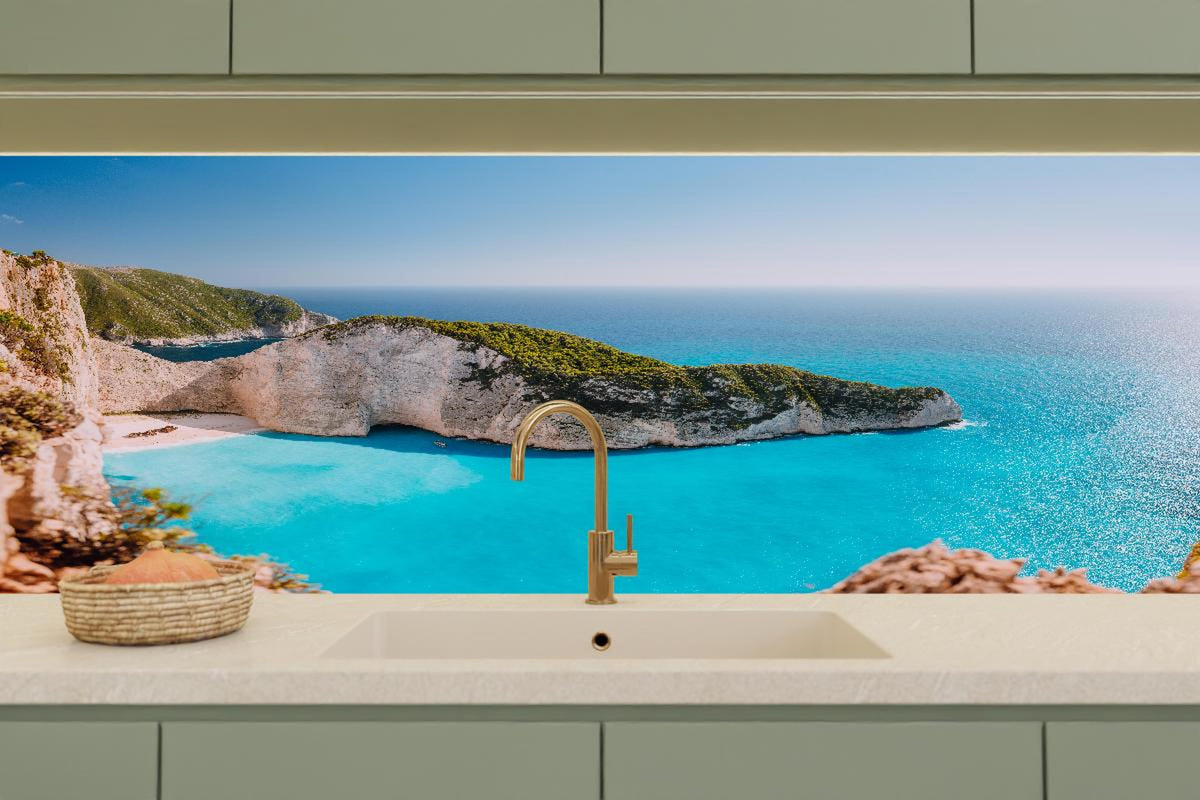Küchenrückwand - Der Strand von Navagio - Griechenland