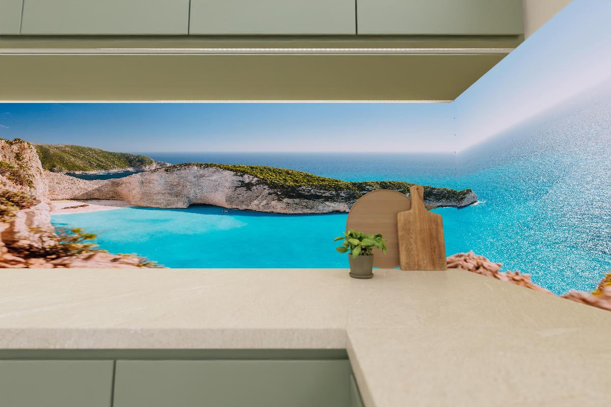 Küchenrückwand - Der Strand von Navagio - Griechenland
