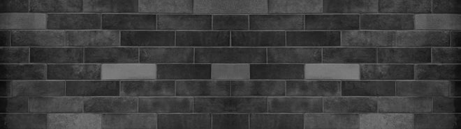 Küchenrückwand - Edle Schwarze Ziegel