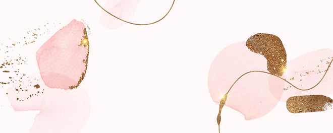 Küchenrückwand - Elegante Rosa und Gold Muster Design