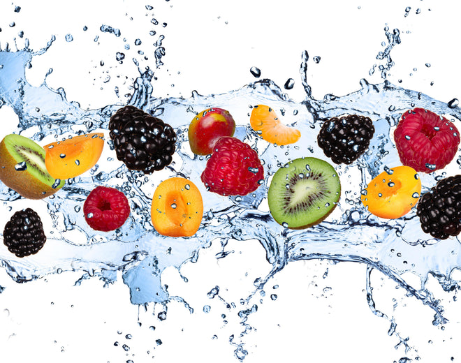 Küchenrückwand - Farbenfrohes Obst Splash