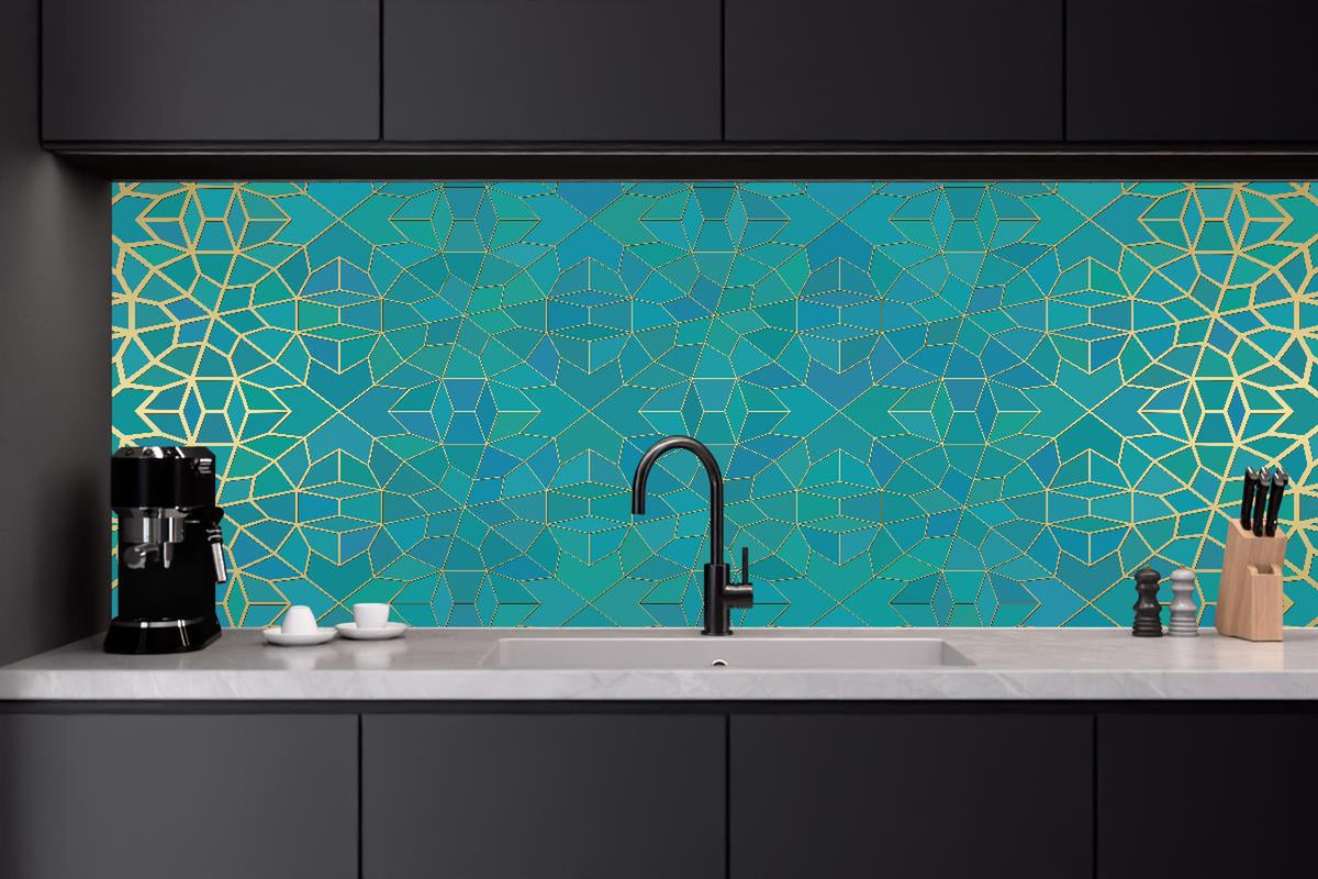 Küchenrückwand - Geometrische Muster