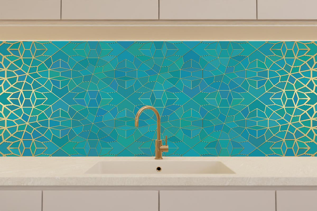 Küchenrückwand - Geometrische Muster