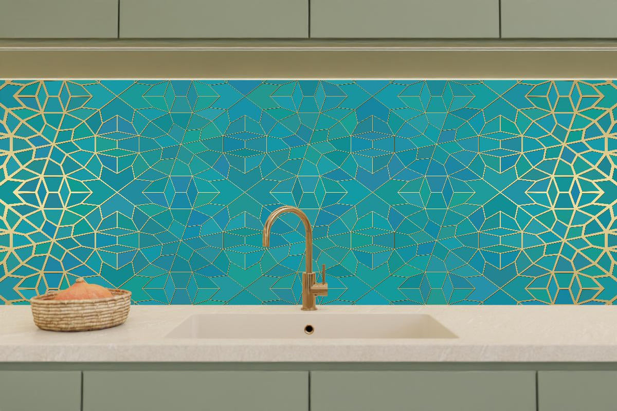Küchenrückwand - Geometrische Muster