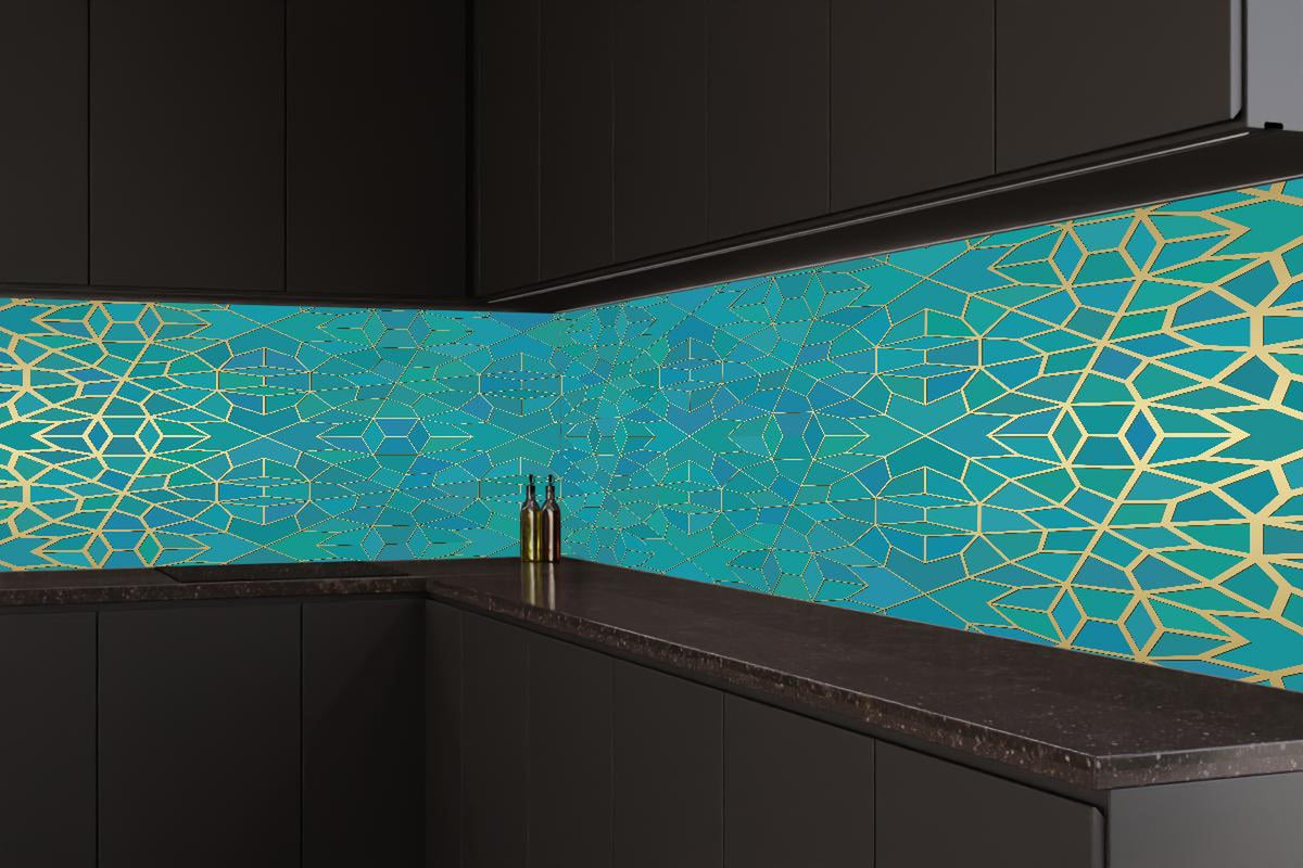 Küchenrückwand - Geometrische Muster