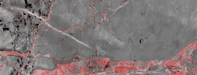 Küchenrückwand - Gräulich-rote Marmor Textur