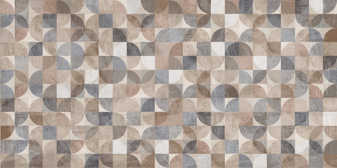 Küchenrückwand - Graubeiges Webmuster im modernen Stil