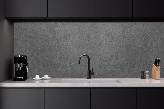 Küchenrückwand - Graue Anthrazite Beton Textur