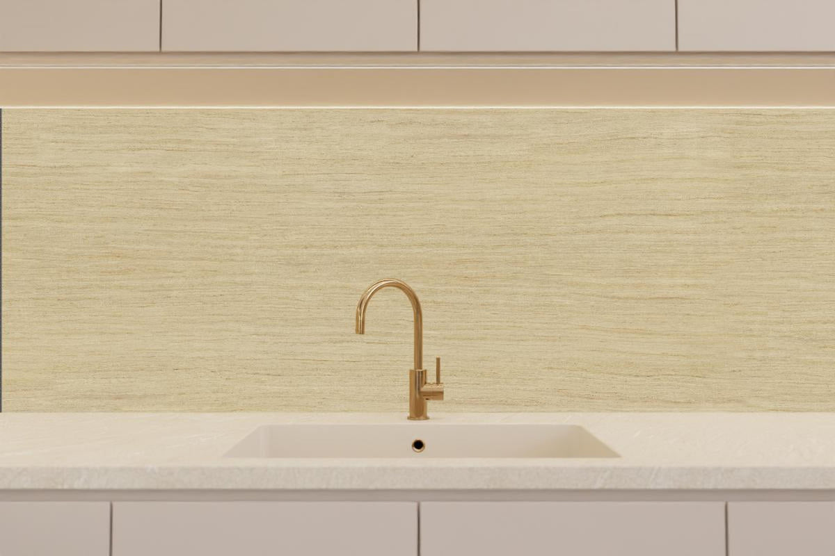 Küchenrückwand - Helle feine Holzoptik