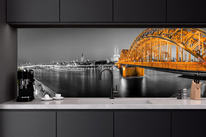 Küchenrückwand - Hohenzollernbrücke in Köln