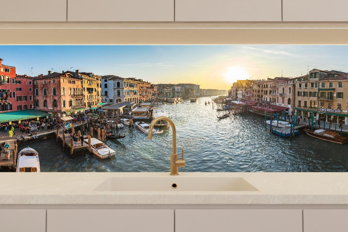 Küchenrückwand - Kanäle von Venedig - Italien