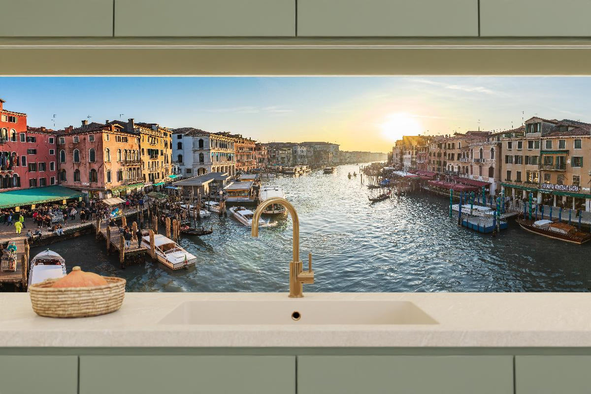 Küchenrückwand - Kanäle von Venedig - Italien