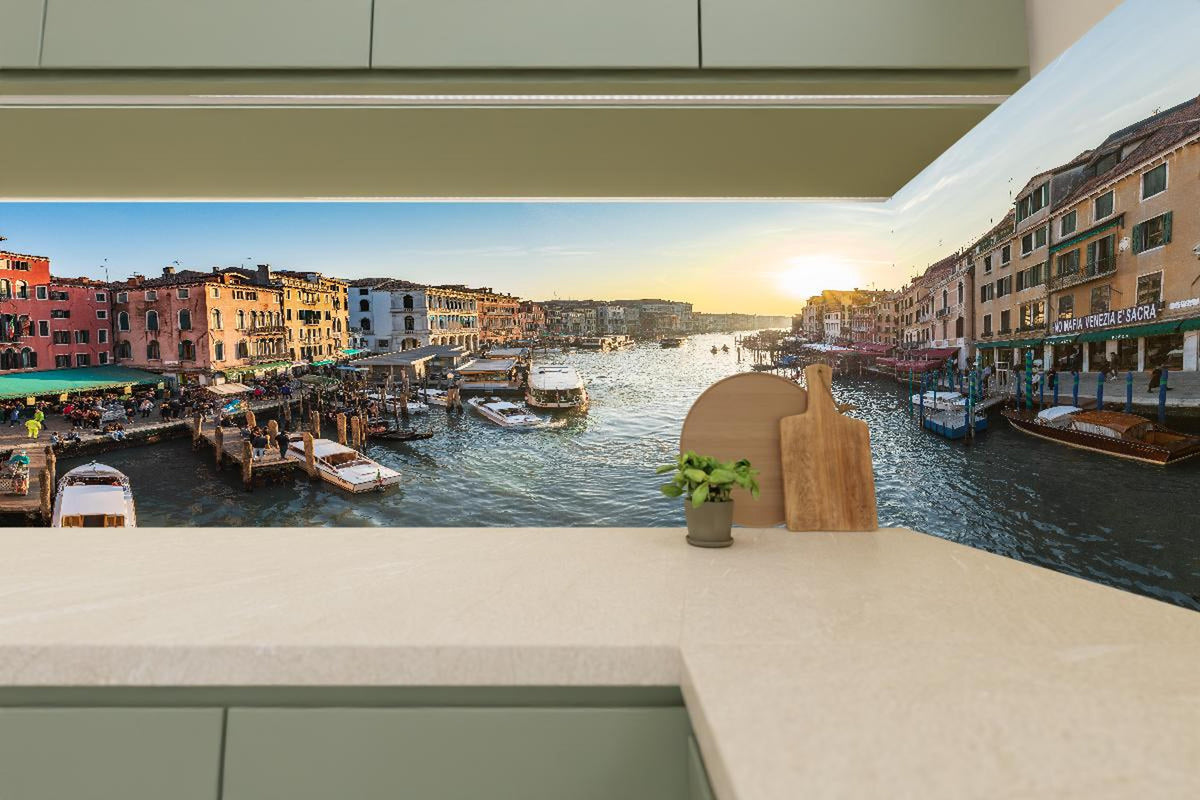 Küchenrückwand - Kanäle von Venedig - Italien