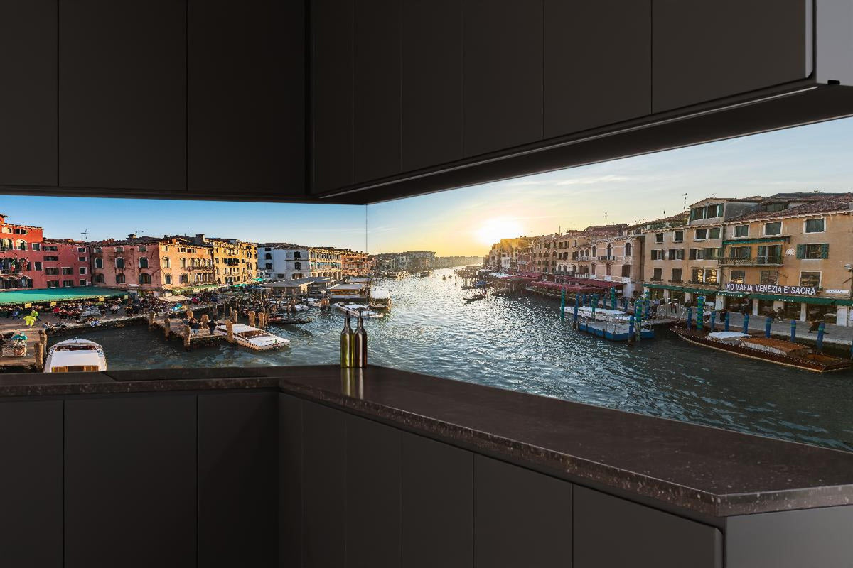 Küchenrückwand - Kanäle von Venedig - Italien