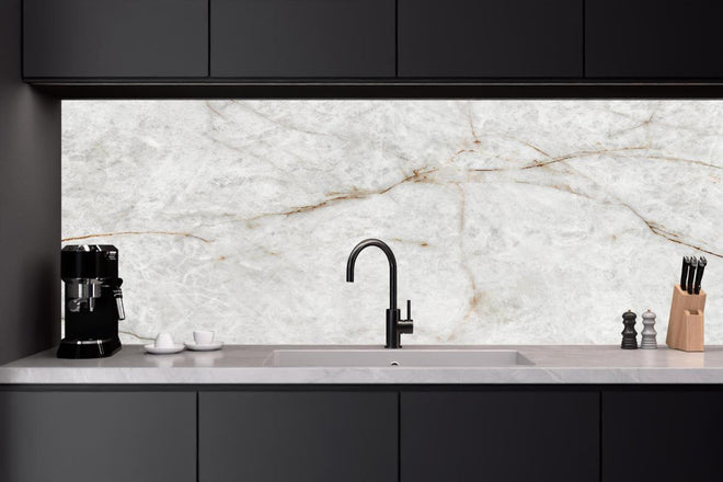 Küchenrückwand - Keramik Marble Gold
