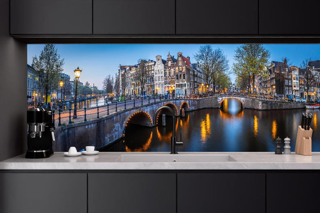 Küchenrückwand - Leidsegracht-Brücke - Amsterdam
