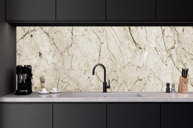 Küchenrückwand - Marmor Hintergrund - Beige