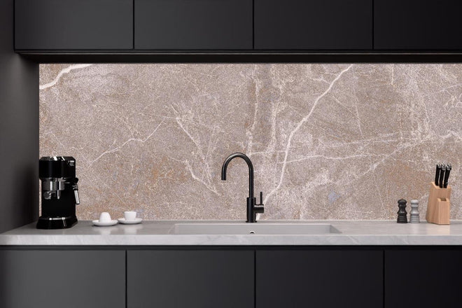 Küchenrückwand - Marmor Textur - Rosa