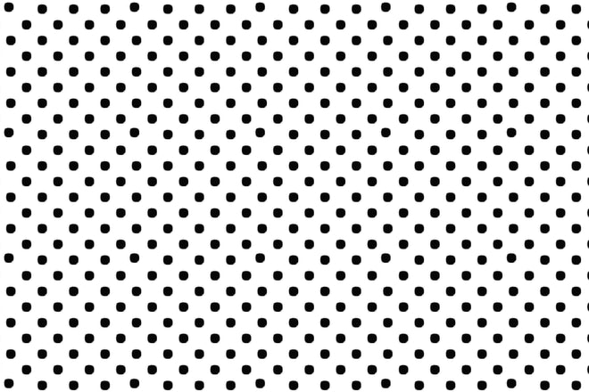 Küchenrückwand - Moderne Schwarz-Weiß Punkte Musterung