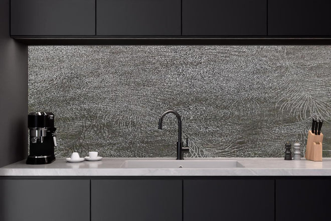Küchenrückwand - Moderne graue abstrakte Linienstruktur