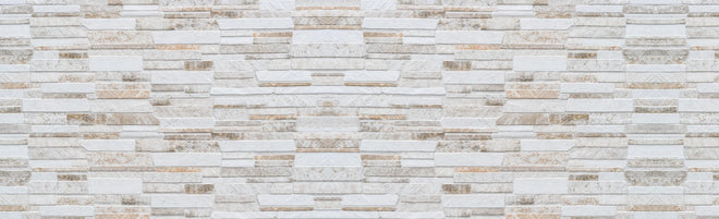 Küchenrückwand - Modernen braunen Steinmauer