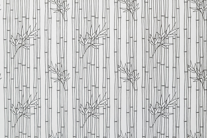 Küchenrückwand - Modernes Bambus Linienmuster in Grautönen