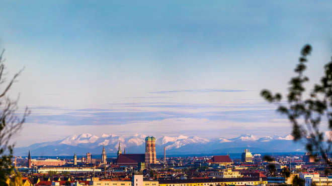 Küchenrückwand - München Alpen Panorama