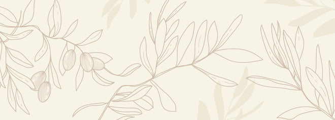 Küchenrückwand - Nahtloses Beige Zweig Illustrationsmuster