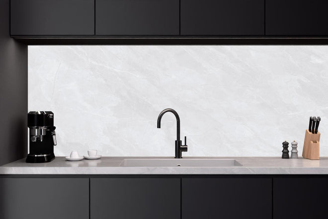 Küchenrückwand - Natürliche weiße Marmortextur