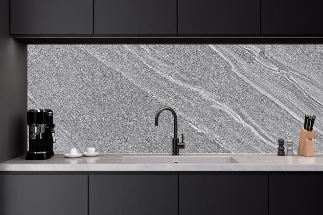 Küchenrückwand - Natürlicher gräulicher Marmor